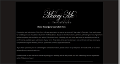 Desktop Screenshot of marrymeincolorado.info