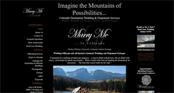 Desktop Screenshot of marrymeincolorado.com